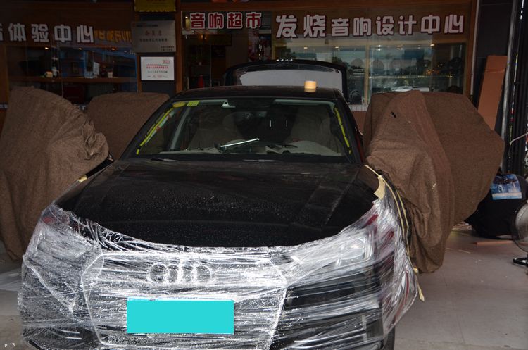 东莞车乐汇汽车音响：奥迪A4汽车音响改装诗蔓发烧音响系统